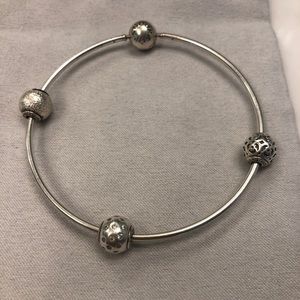 Pandora Essence Bangle and Beads